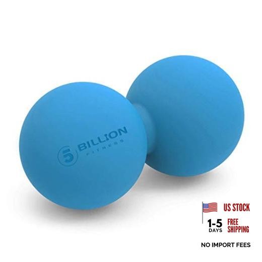 Peanut Massage Ball - Double Lacrosse Massage Ball & Mobility Ball Blue-hard