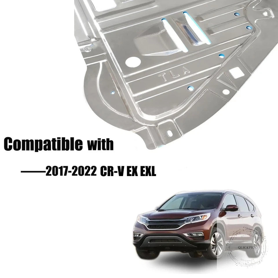 Engine Splash Guard Shield Compatible with Honda CR-V CRV 2017-2022, Under Cover
