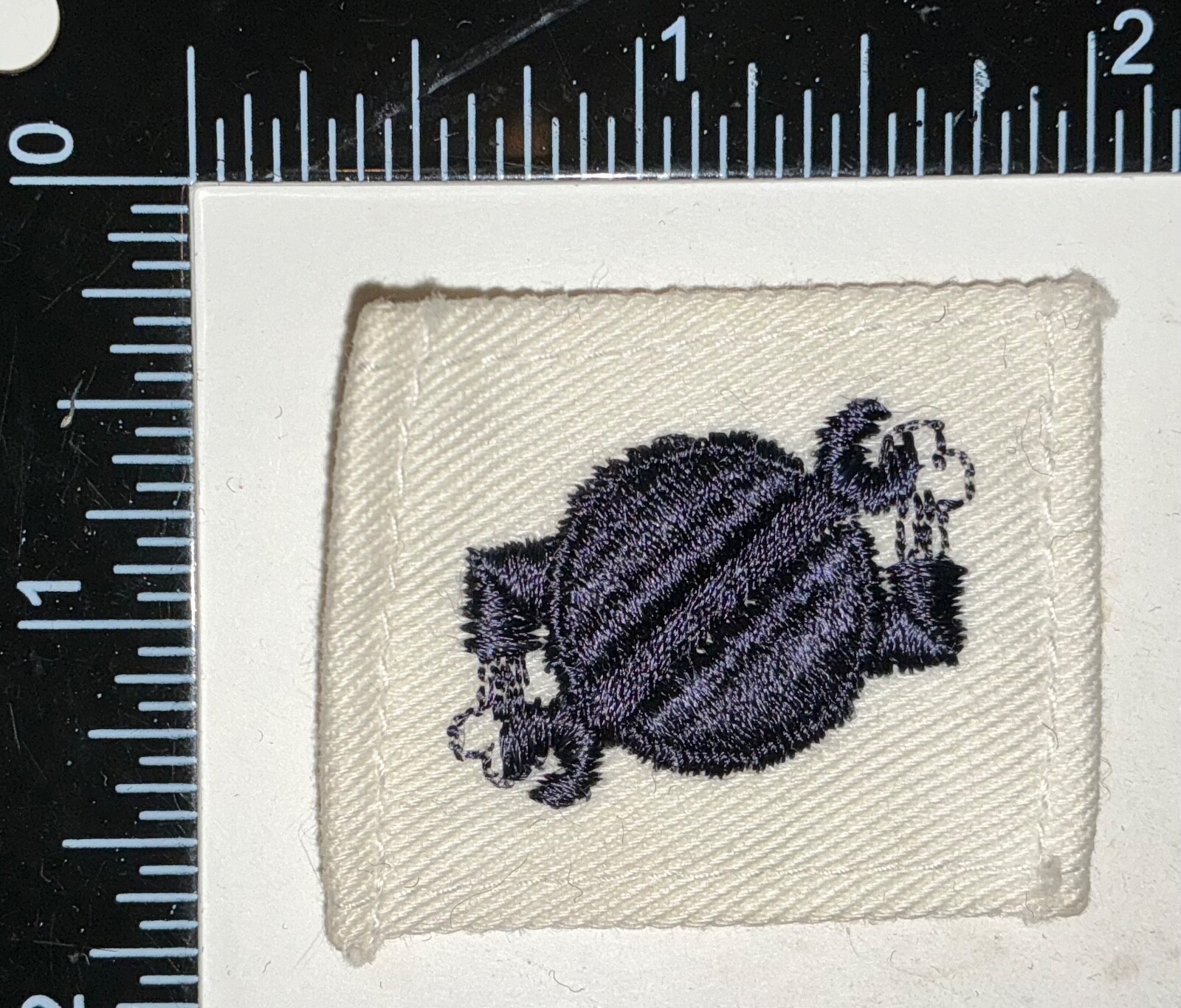 USN US Navy Boilermaker Distinguishing Striker Mark WHITE Patch
