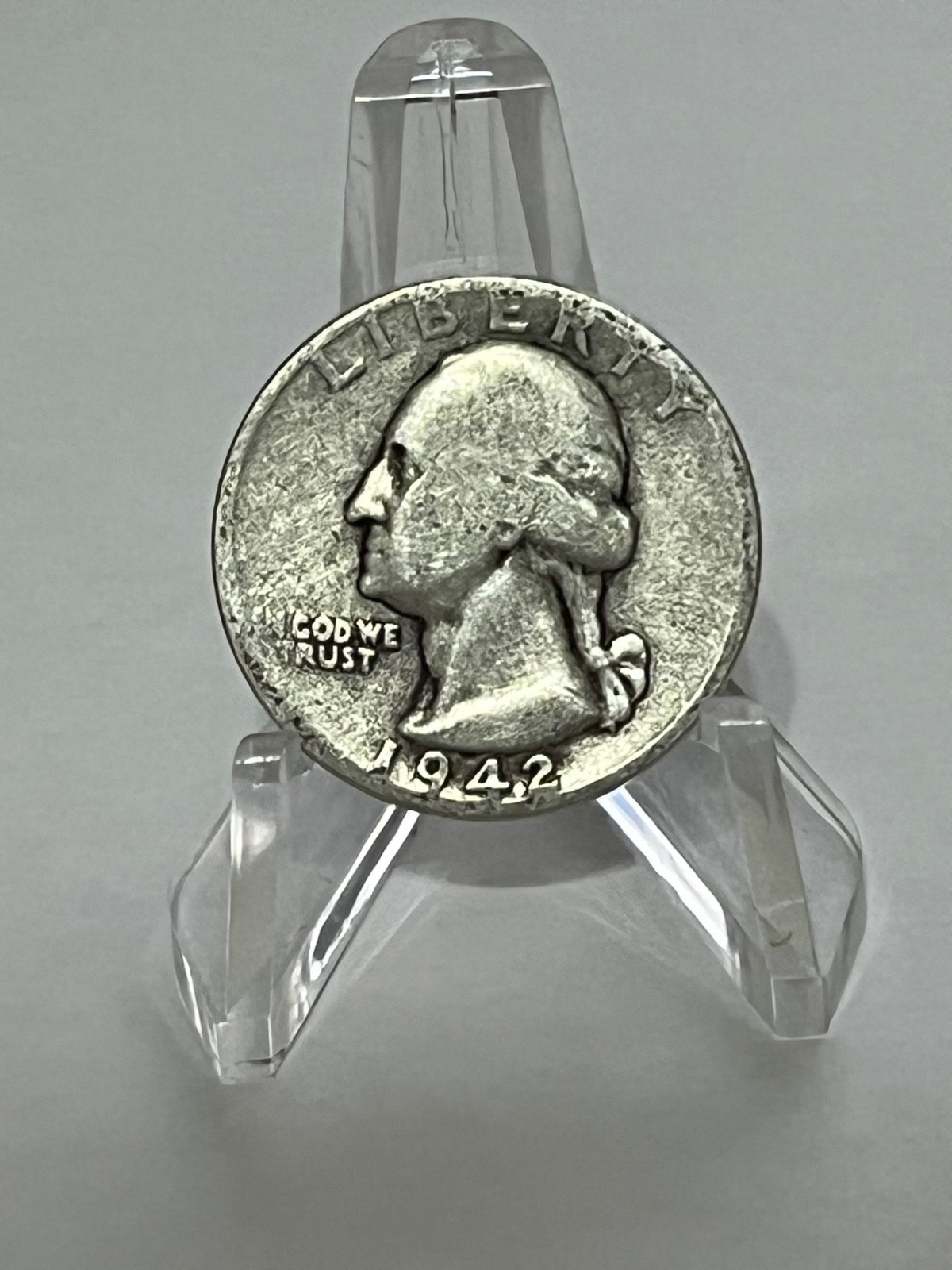 1942 Washington Silver Quarter 25c  Circulated # TC22