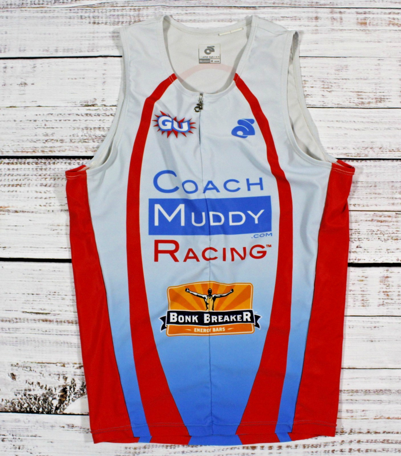 CHAMPION SYSTEM CHAMP-SYS M WOMEN’S TRIATHLON SLEEVELES JERSEY LOGOS