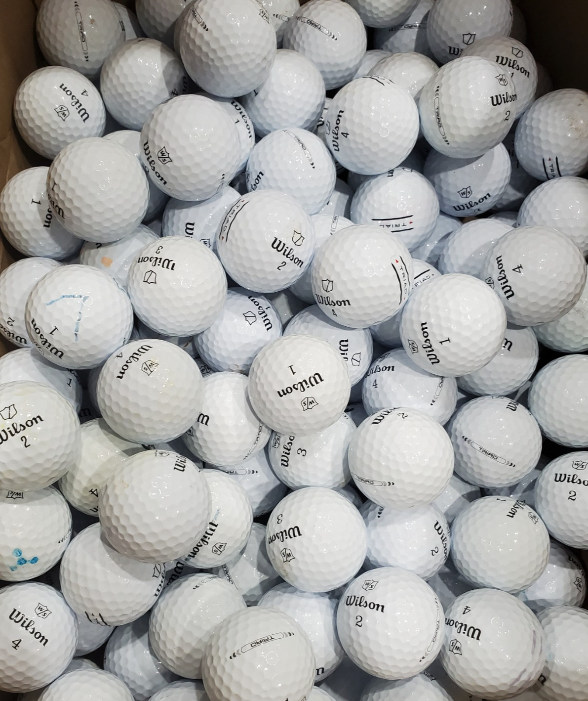 Wilson Triad 36 Pack Used Golf Balls Mix AAA 3A Bulk Recycled Balls