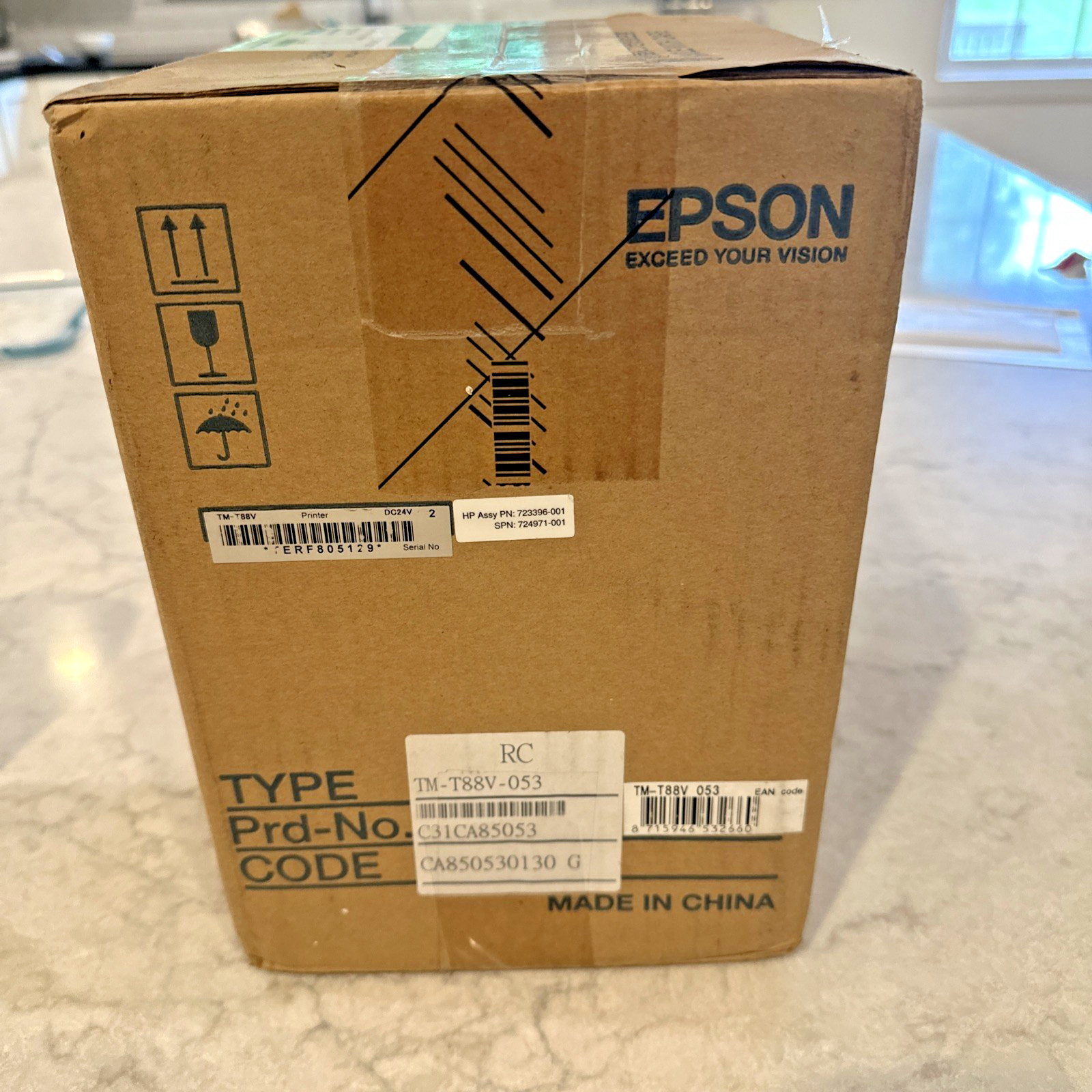 New Unopened Epson TM-T88V Thermal PUSB Receipt Printer