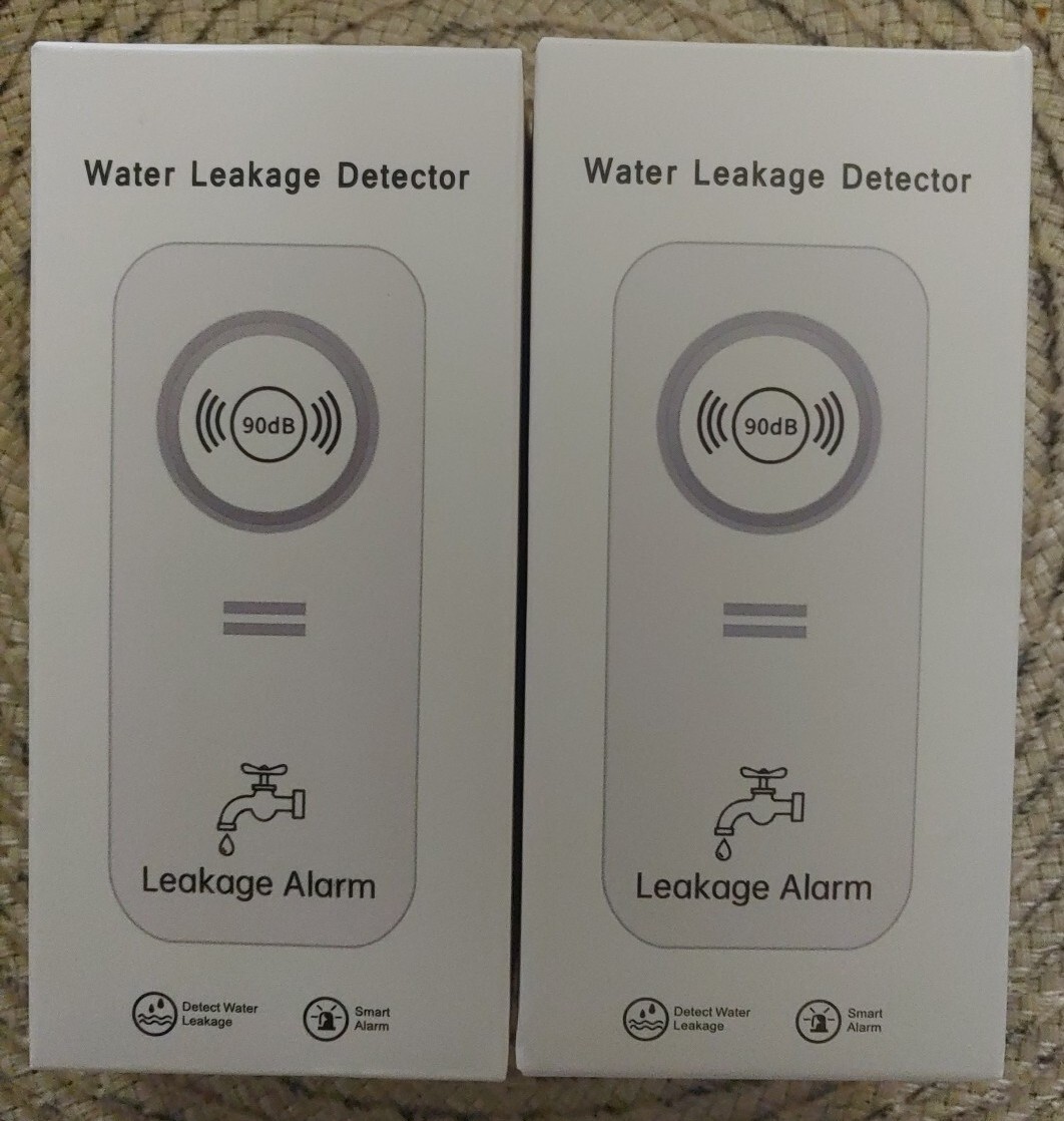 Water Leakage Detector /Leakage.. Overflow & Drip Alarm /90dB/ 2 Pack /By Towode