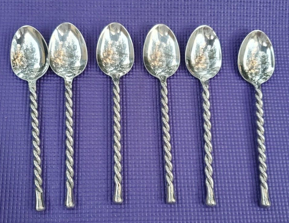 6-Towle CAROUSEL 18/10 Stainless Flatware PLACE/SOUP SPOON 8"