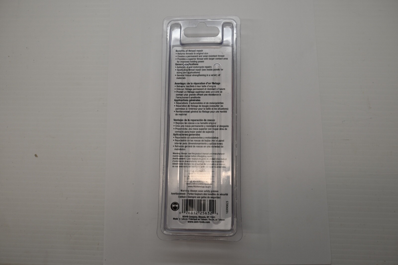 OEM Tools 25632 M10-1.50 Thread Repair System w/ 3 Threaded Metal Inserts