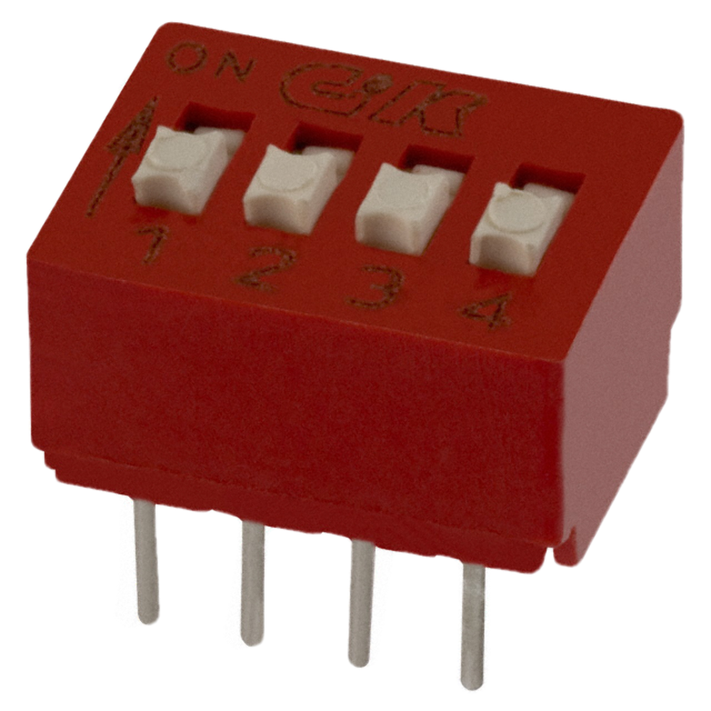 5pcs BD04 SWITCH SLIDE DIP SPST 100MA 5V