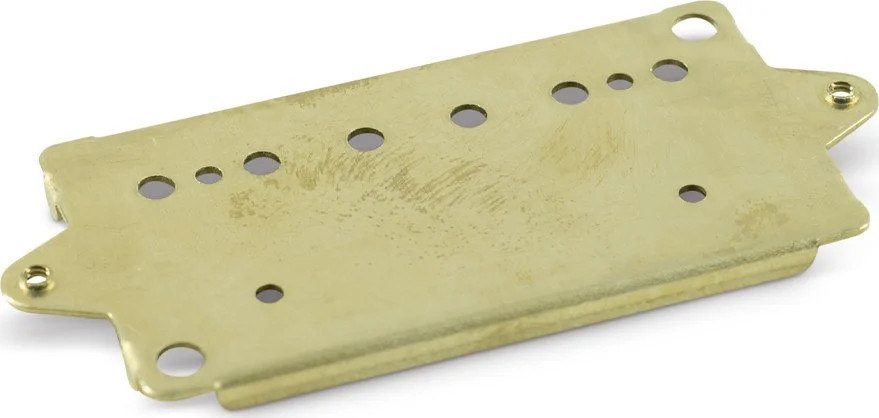 WD Humbucker Pickup Baseplate Nickel Silver 52mm Spacing - 6 Hole - Flat (1)