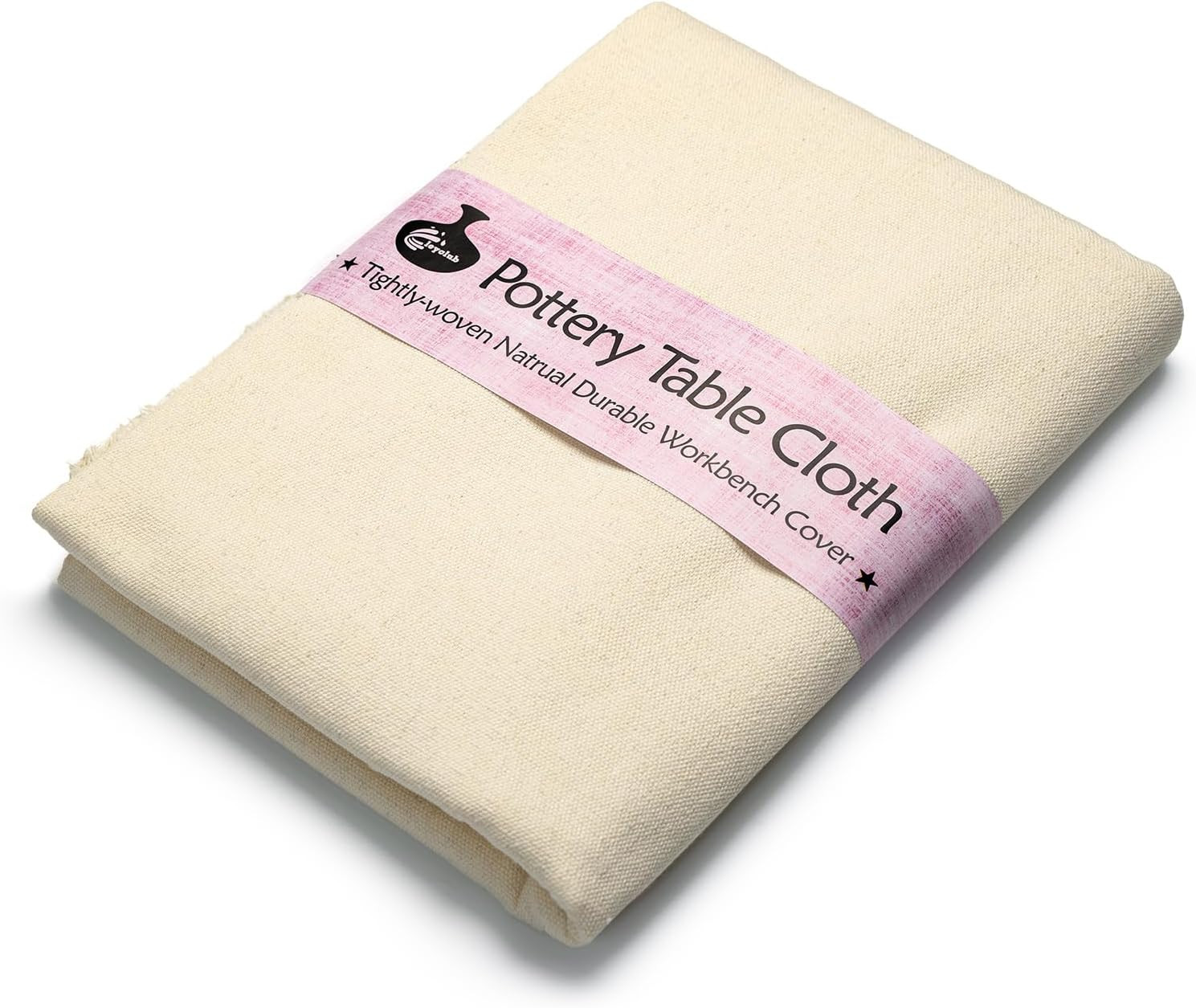 Pottery Tools and Supplies Pottery Tablecloth–Heavy Duty Linen Cotton Blend, 62X