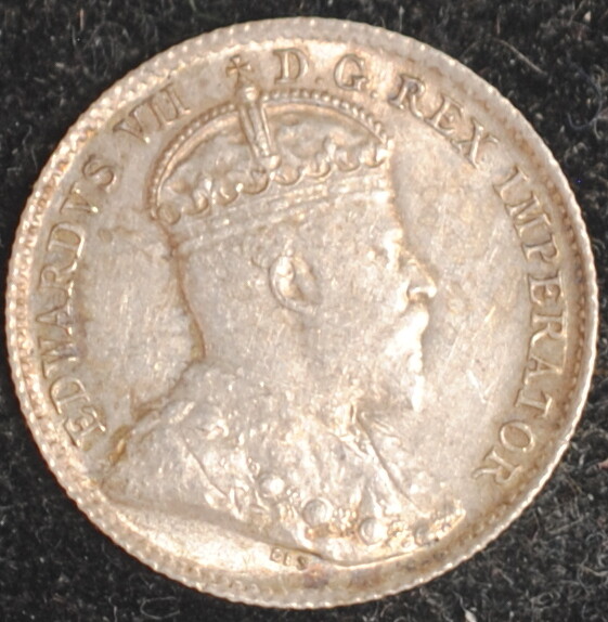 1907 Canada 5 Cents AU