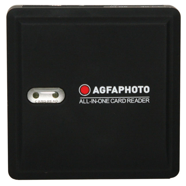 "AGFA 73-in-1 Card Reader f/ SD/HC, Micro SD, CF, XD, MS/Pro Duo and SIM Cards"