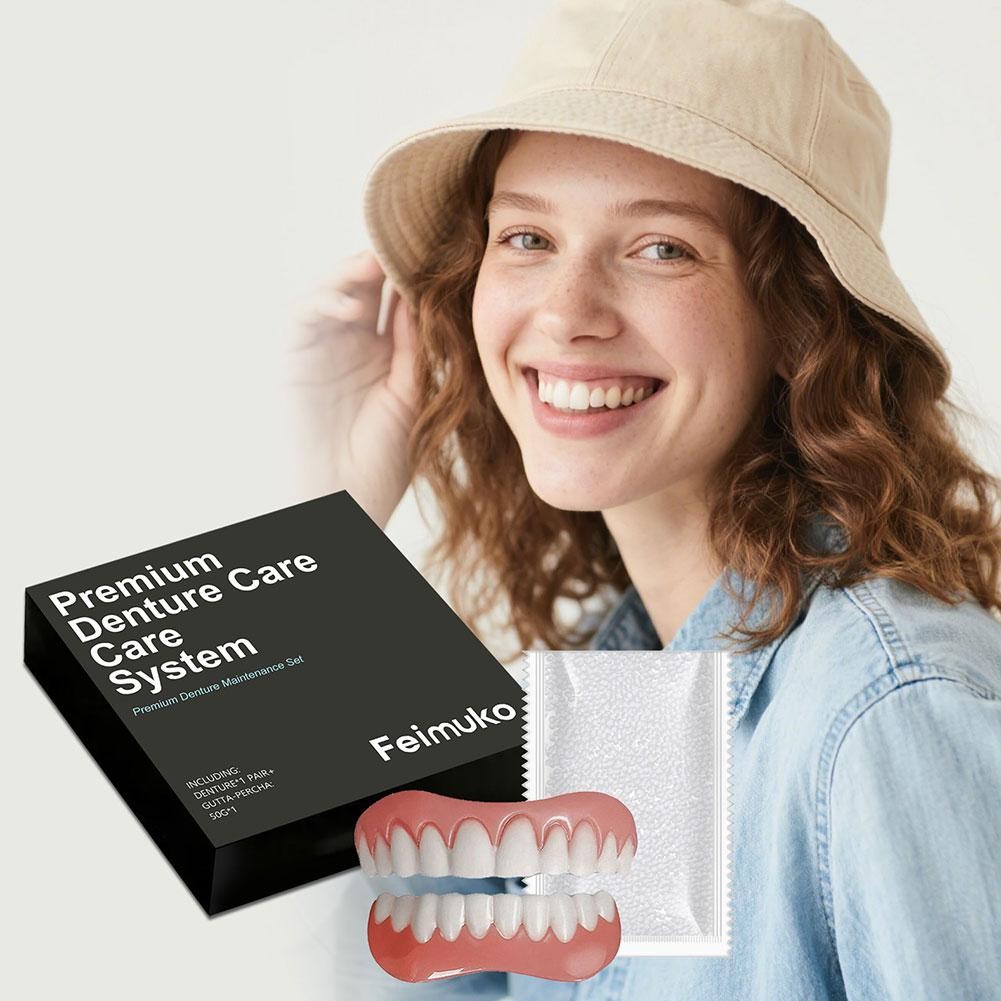Feimuko Premium Denture Care System Maintenance Set -