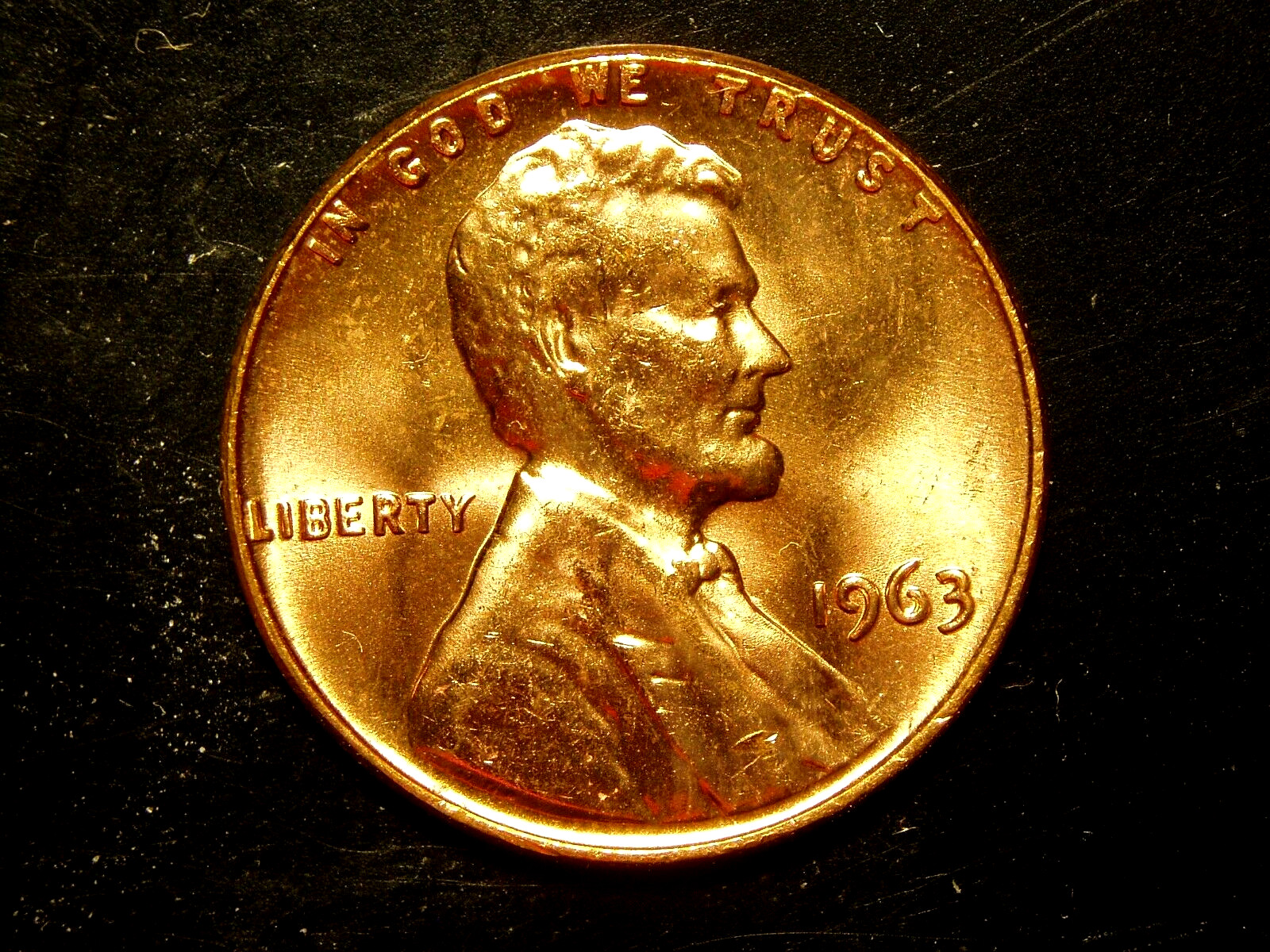 1963  UNC LINCOLN MEMORIAL CENT #18