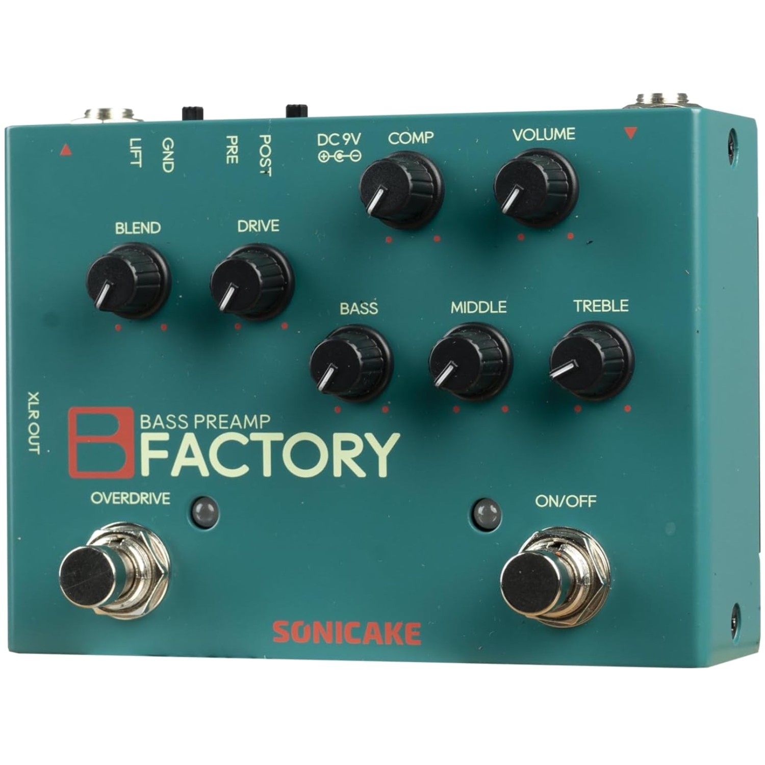 Bass Pedal Overdrive Analog Preamp Compression