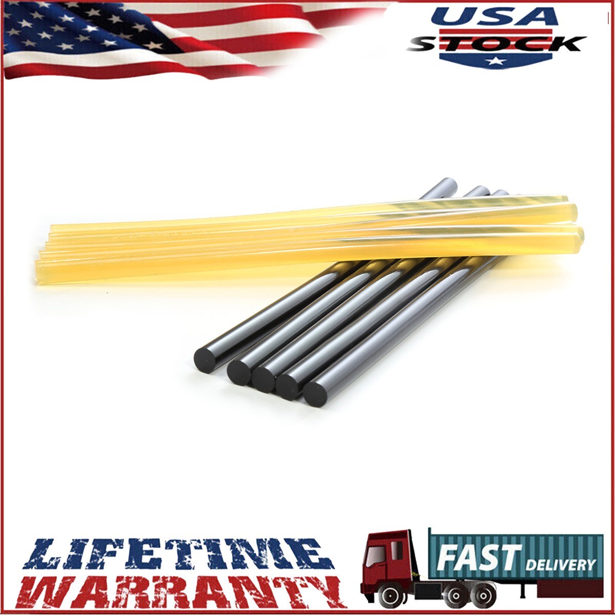 11mm Paintless Dent Repair Glue Sticks Hot Melt for Car Body Hail Door Ding Fix