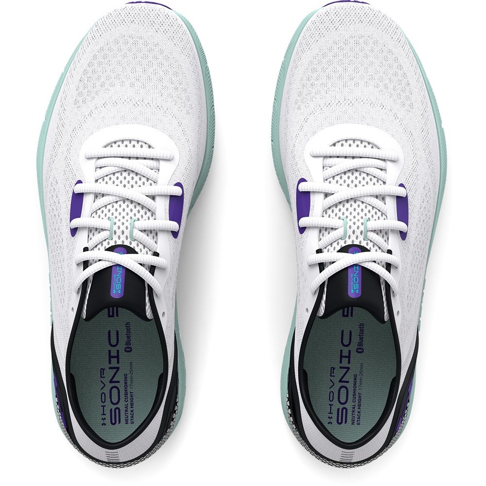 Under Armour 3024906 Women's UA HOVR Sonic 5 Running Shoes, White, Size 10.5