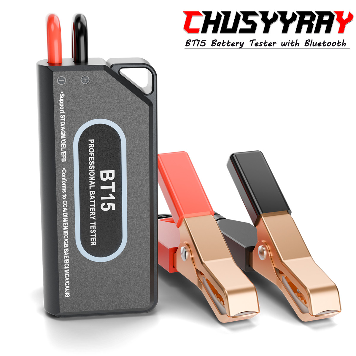 BT15 Battery Tester for All Lead-Acid Batteries 12V 24V Bluetooth 5.1 2026