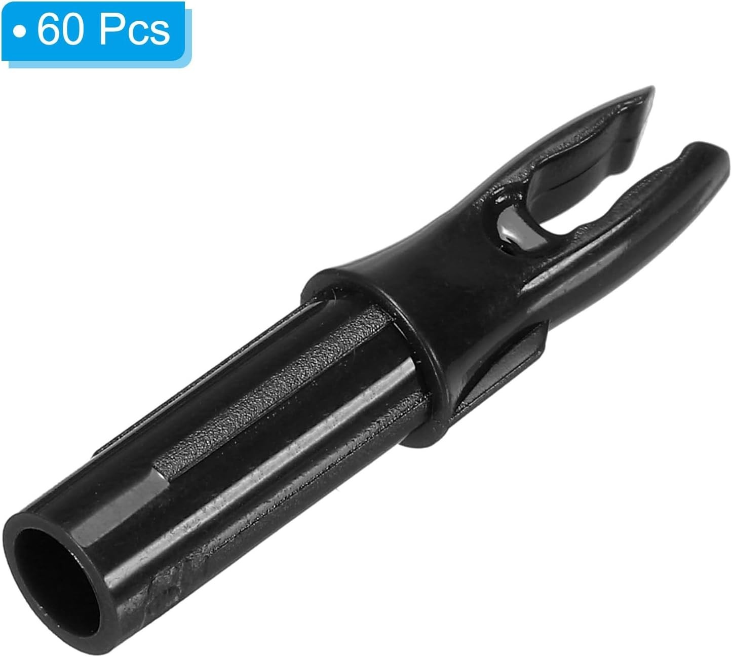 Black Arrow Nocks - Ideal Insert Design for Optimal Arrow Flight Performance