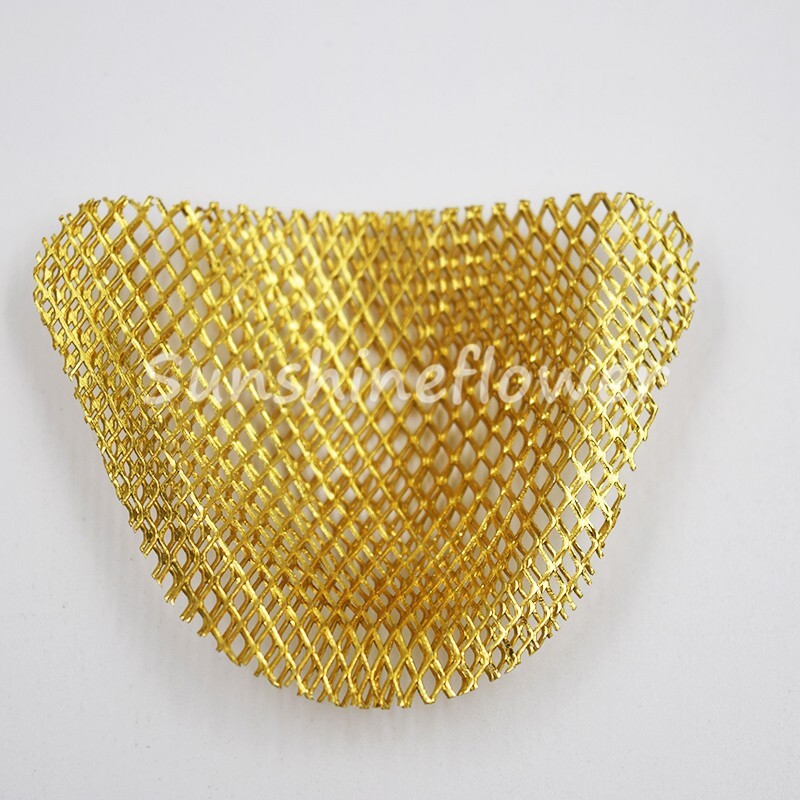 10 PCS Dental Metal Strengthen Metal Net Impression Trays For UPPER Teeth Gold