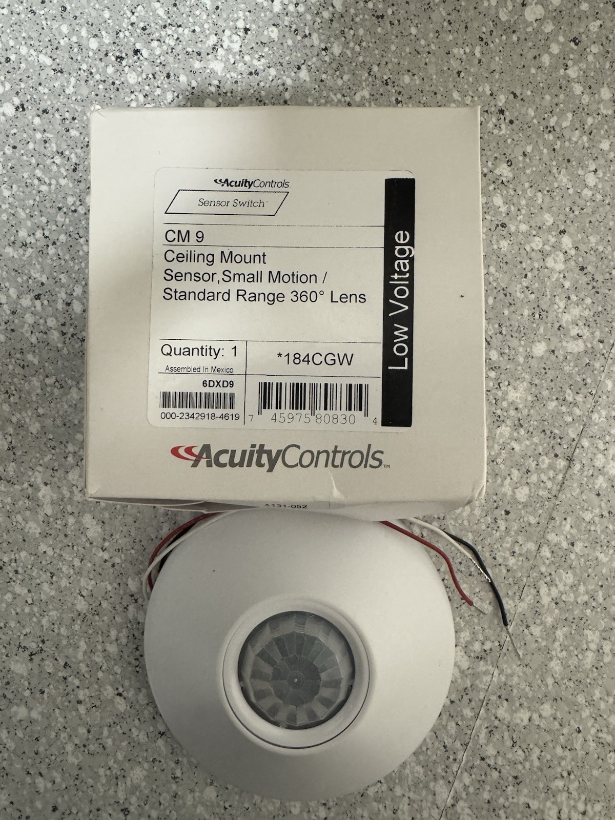Dependable Direct Lutron Acuity Controls PIR Motion Sensors Combo Complete