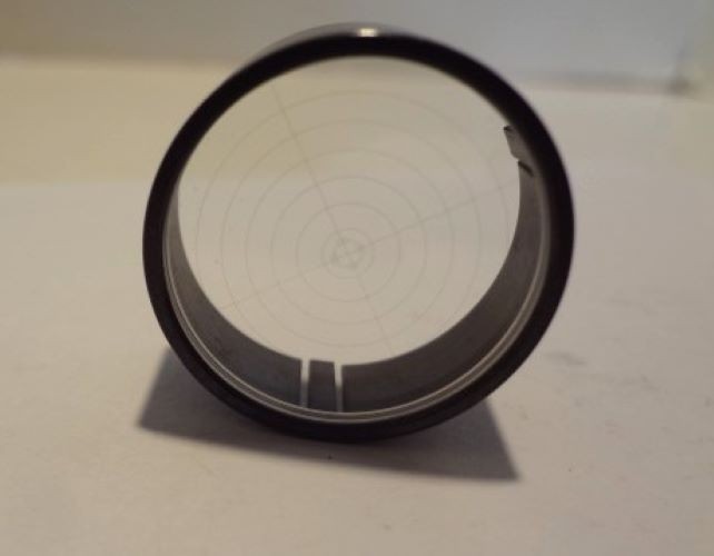 WILD LEICA CROSSHAIR +7 CONCENTIC CIRCLE RETICLE IN HOLDER FOR WILD EYEPIECE