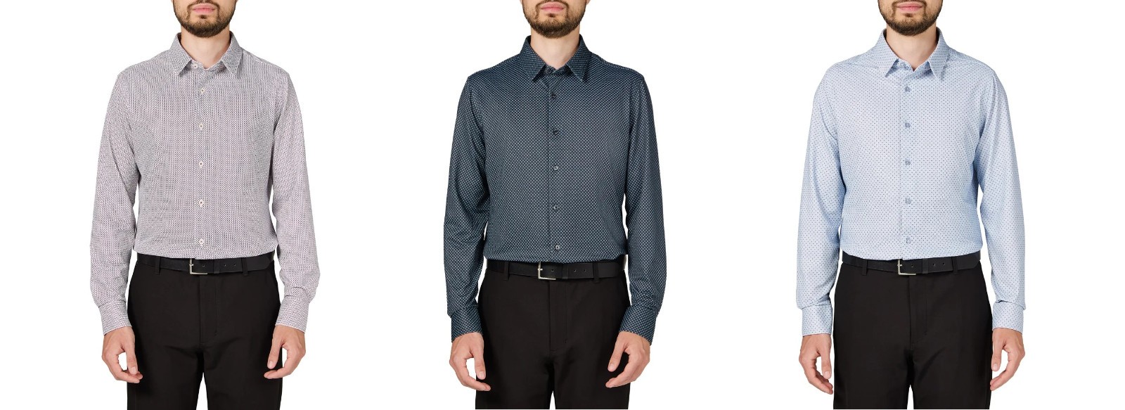 Infinity Men's Textured Button Up Shirt