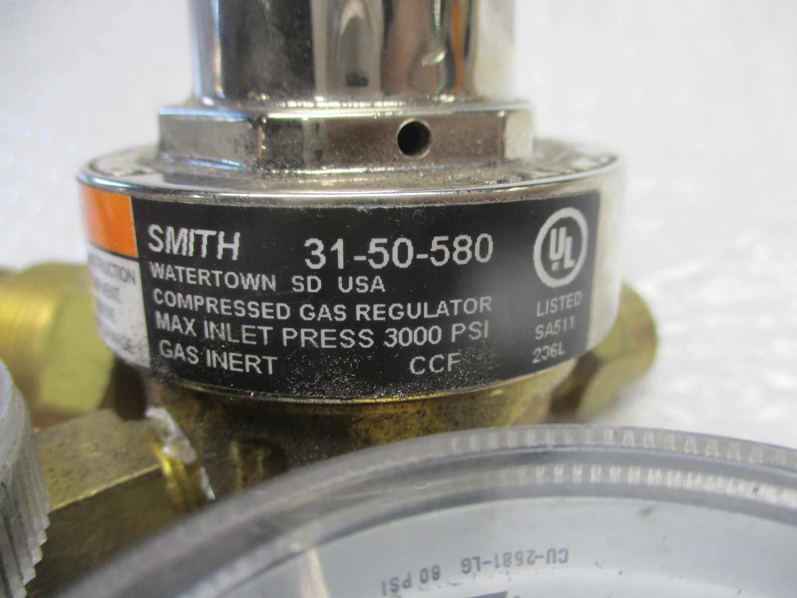 SMITH 31-50-580 GAUGE REGULATOR NSNP