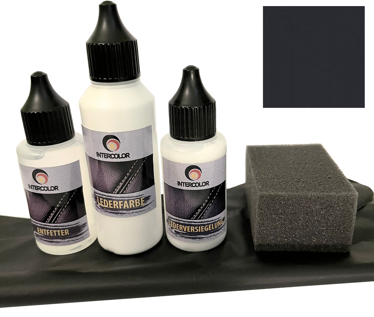 Car Audi Soul Black Leather Paint Kit Repair for Leather and Faux Leather