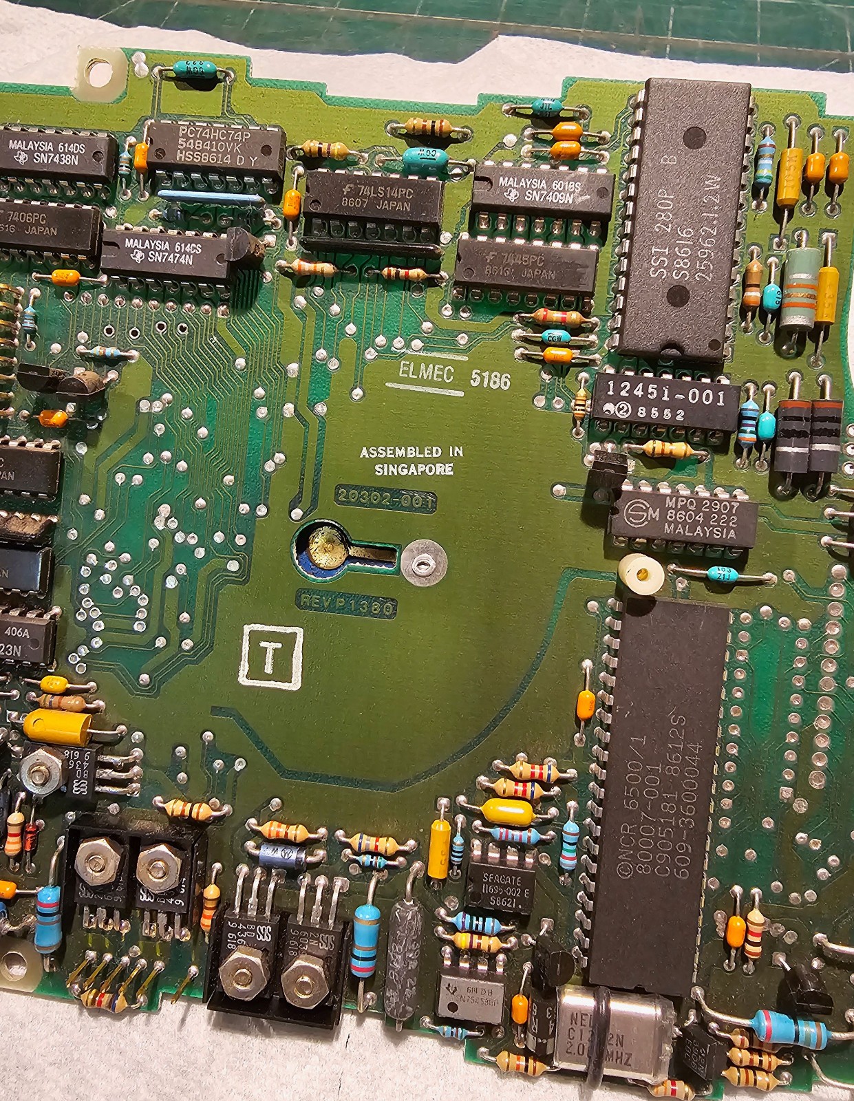 Vintage Seagate ST-225 Hard Drive Control Board - Donor Board - Board Only