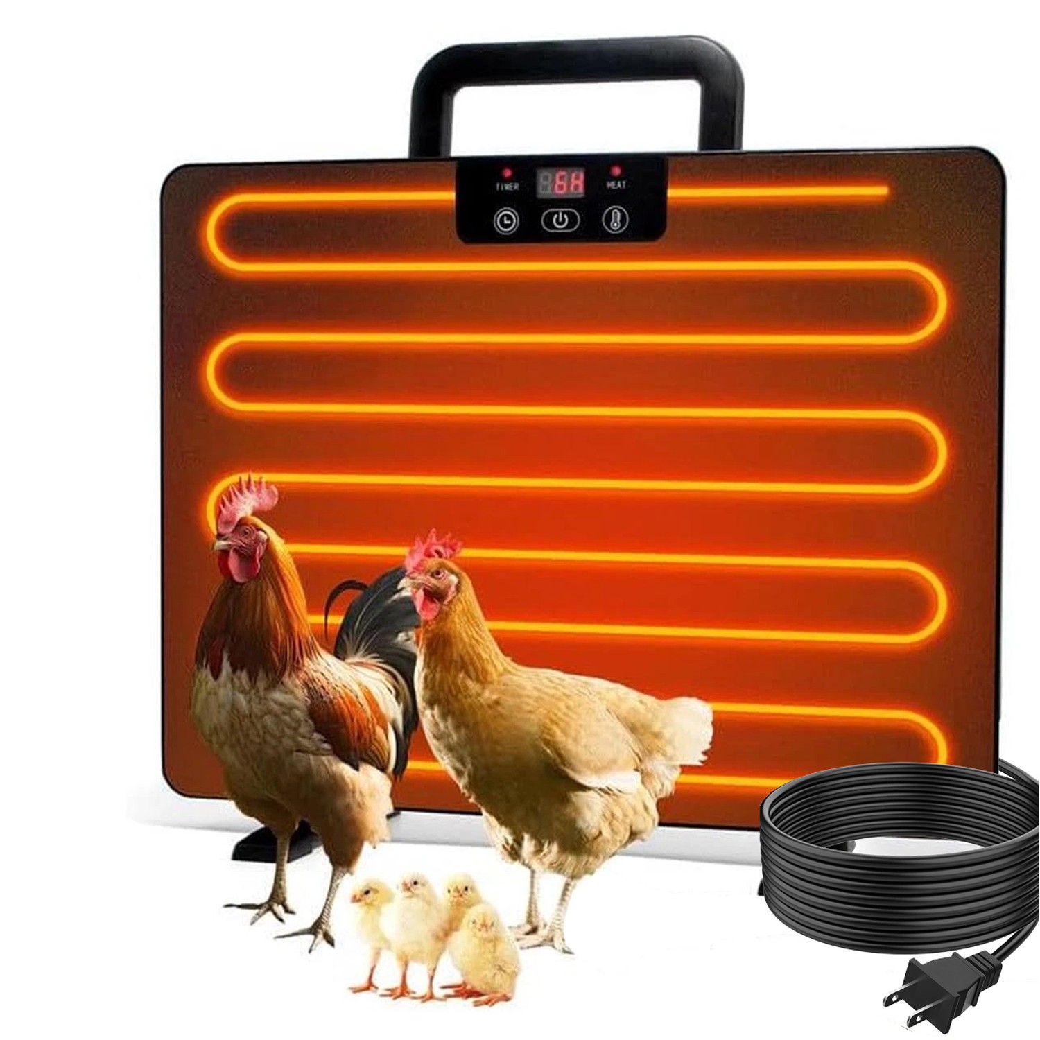 200W Chicken Coop Heater, Chicken Coop Heater Heating Panel for Winter