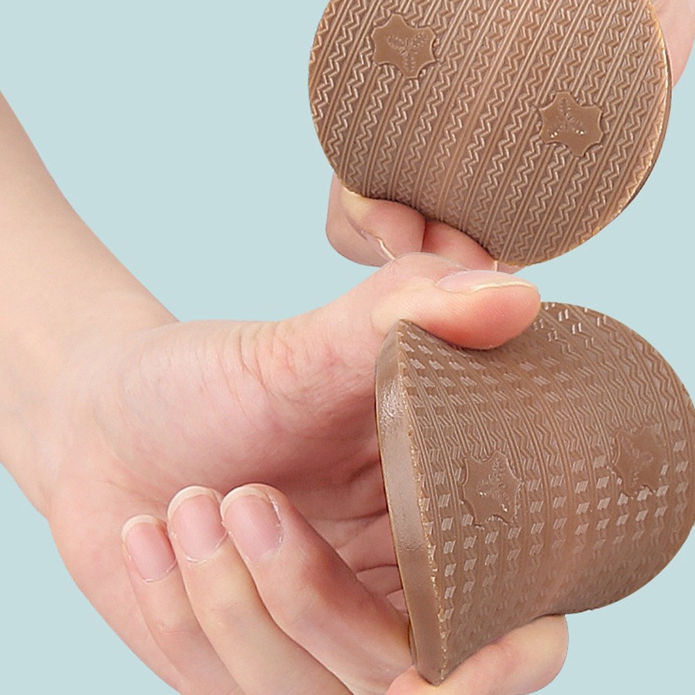 2 Pcs Shoe Heel Replacement PU Sole Pads Non Protector for Shoes