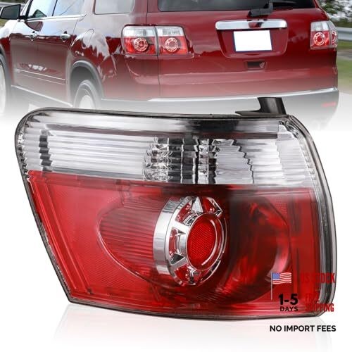 Tail Light Compatible With 2007 2008 2009 2010 2011 2012 GMC Left Driver Side