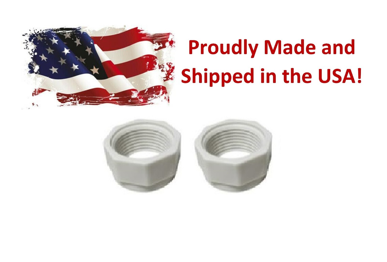 2 Pack Feed Hose Nut 25563-115-000 Polaris Cleaners Pro 180 280 380 480 D15 D-15