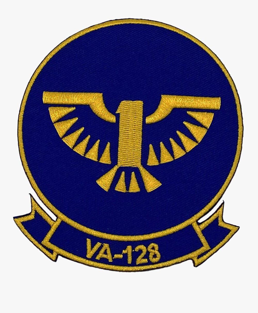 VA-128 Golden Intruders Squadron Patch  –Sew on