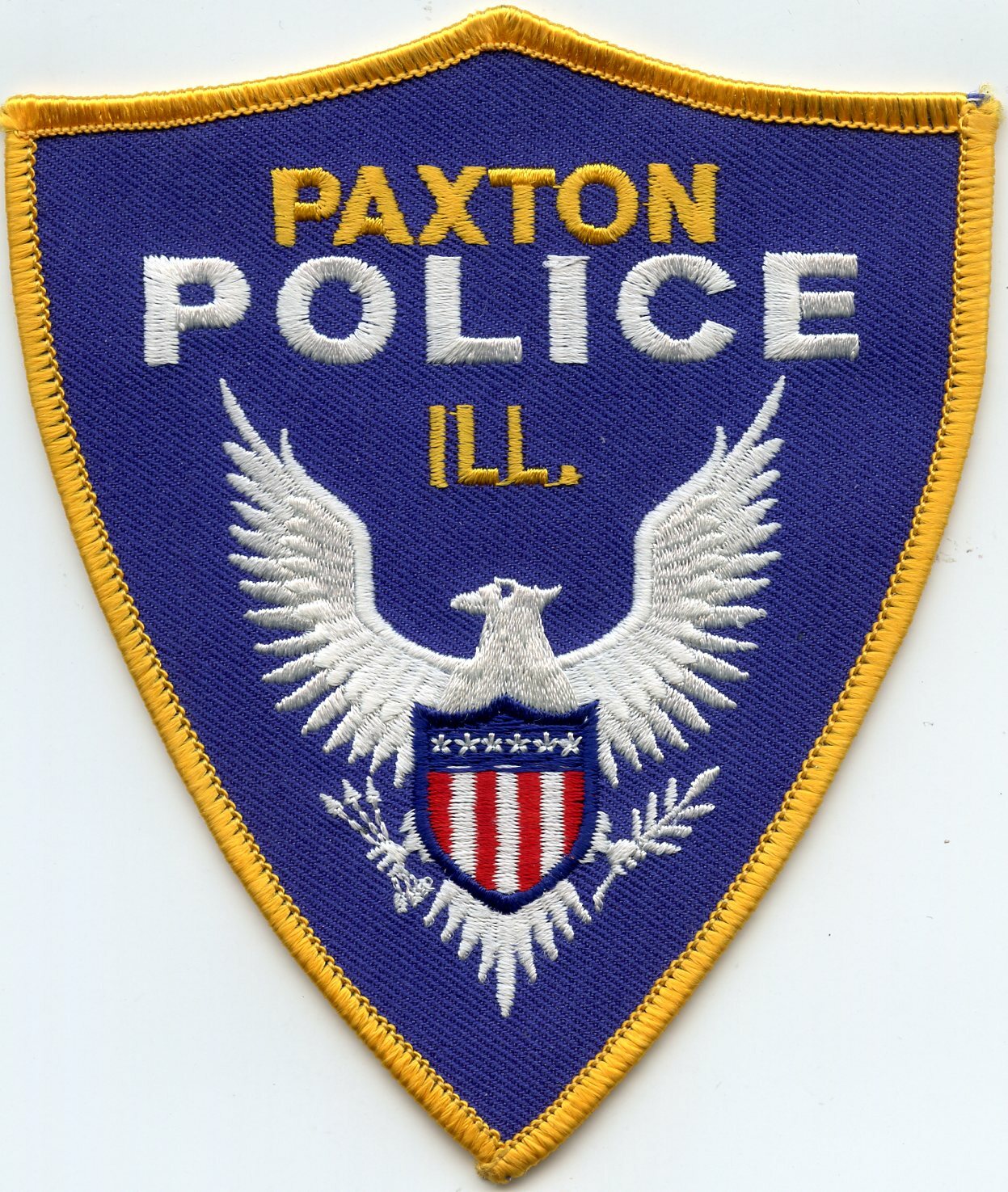 PAXTON ILLINOIS IL POLICE PATCH