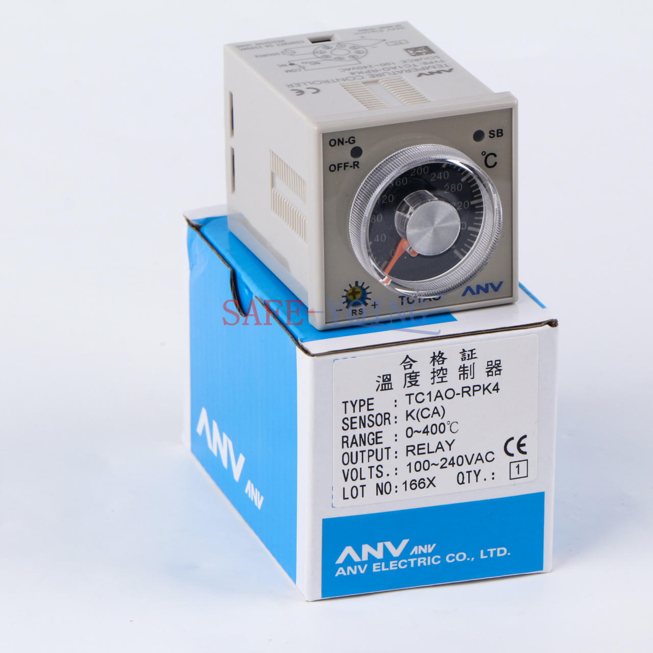 New IN BOX ANV TC1AO-RPK4 0~400℃ 100~240VAC Temperature Controller