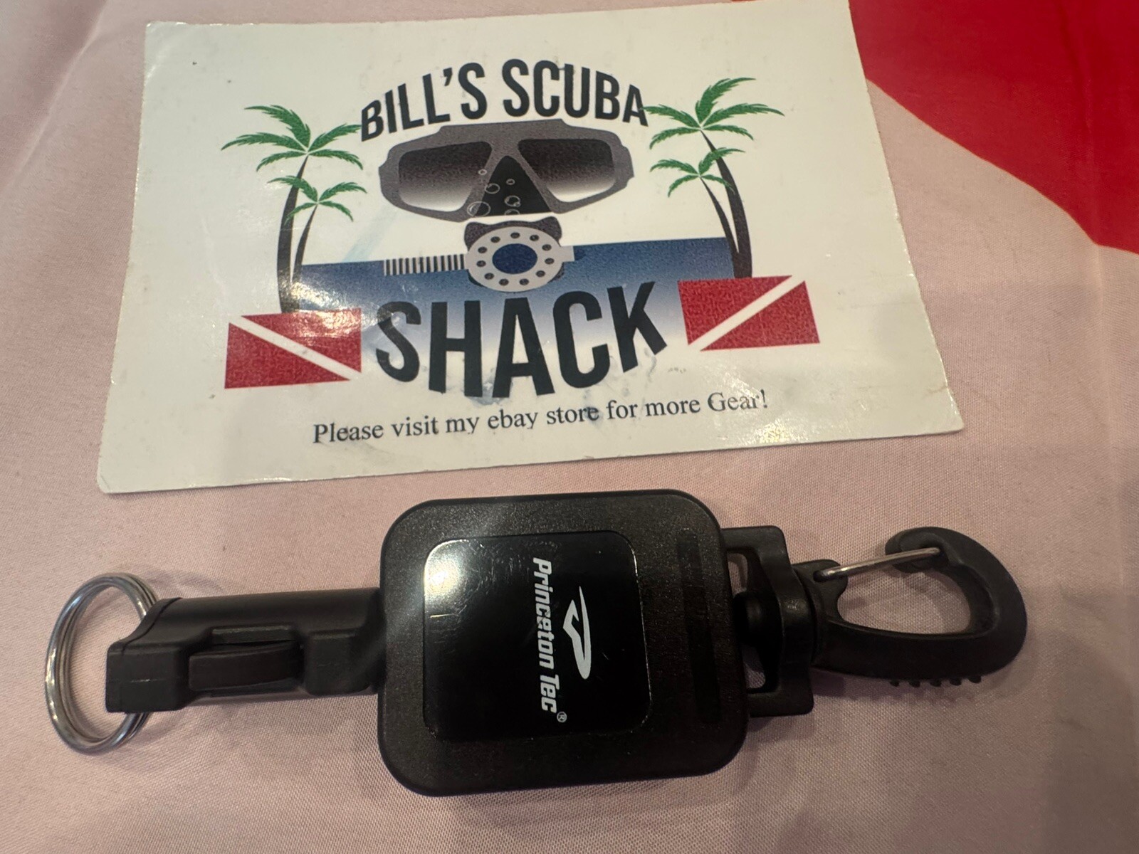 SCUBA REGULATOR CONSOLE CLIP BY PRINCETON TECH NICE!