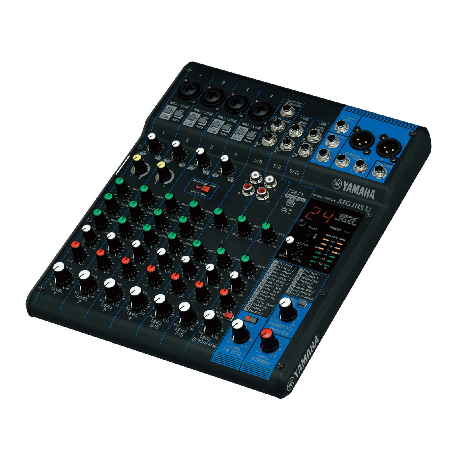 Yamaha MG10XU 10 Input Stereo Mixer with Effects