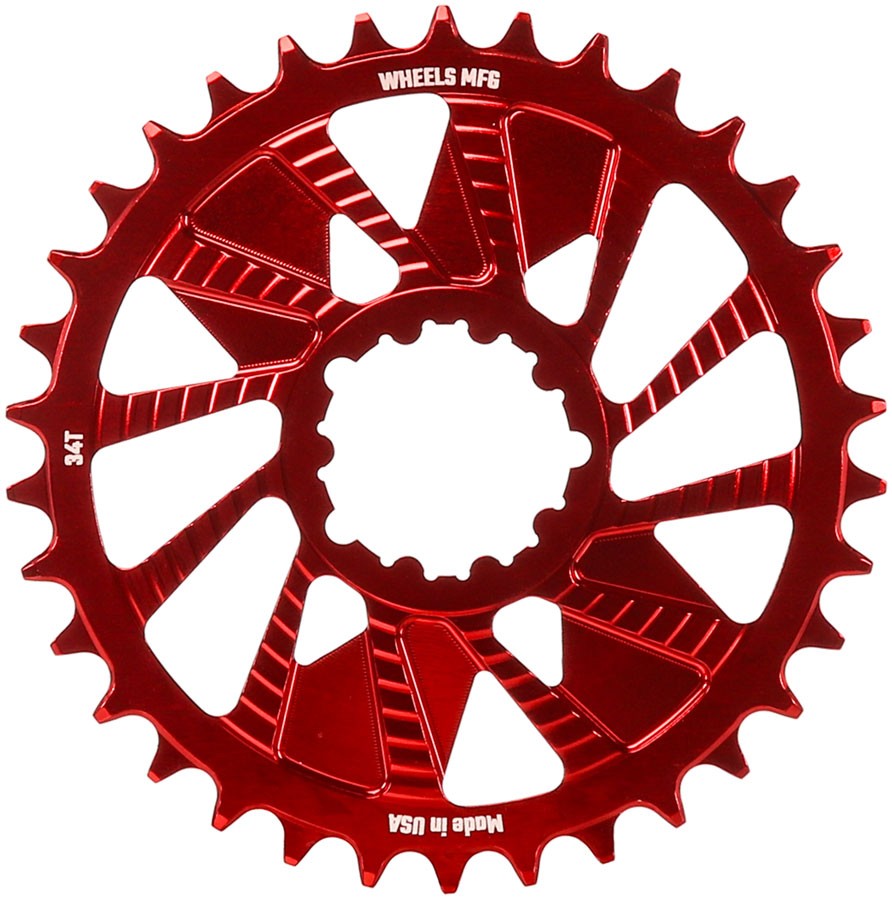 Wheels Manufacturing Direct Mount Chainring - 34t, 3-Bolt Direct Mount, 3mm