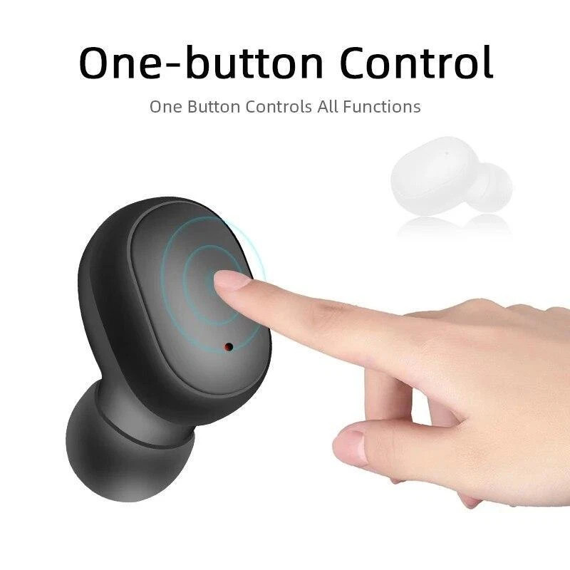 TWS Bluetooth Wireless Earbuds Waterproof Bluetooth 5.0 Headset Noise Cancelling