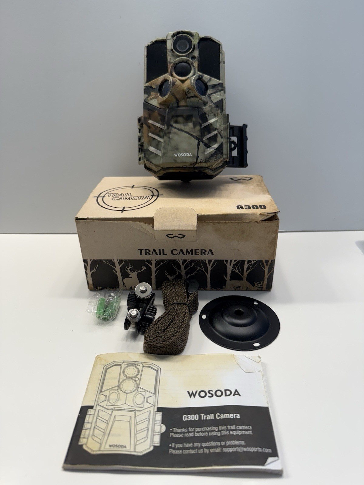 New Wosoda Trail Camera G300 Camouflage Mounting Kit Hunting Home Protection