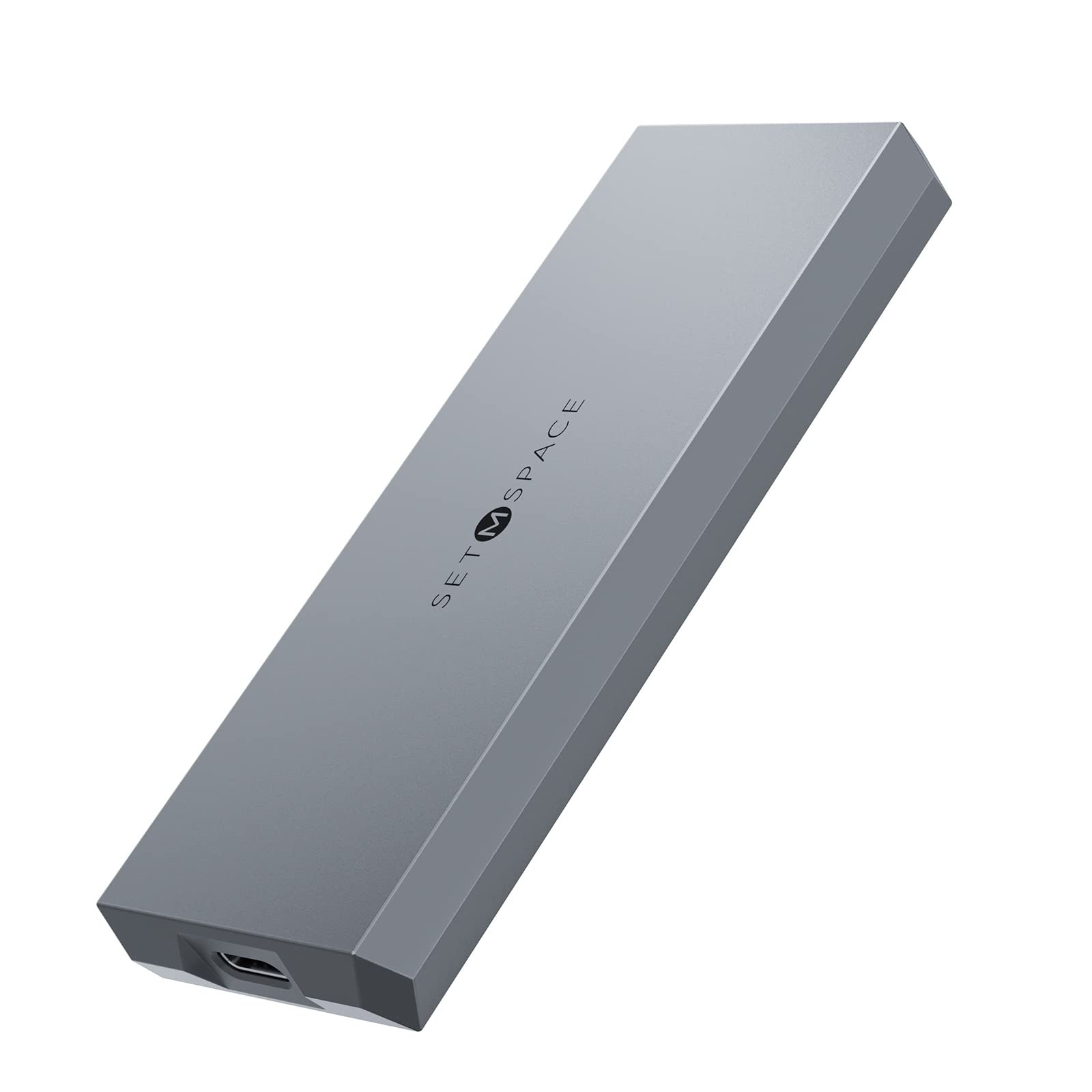 NVME Enclosure ['Tough Guy' Quality] 10 Gbps & SATA, Solid Grey
