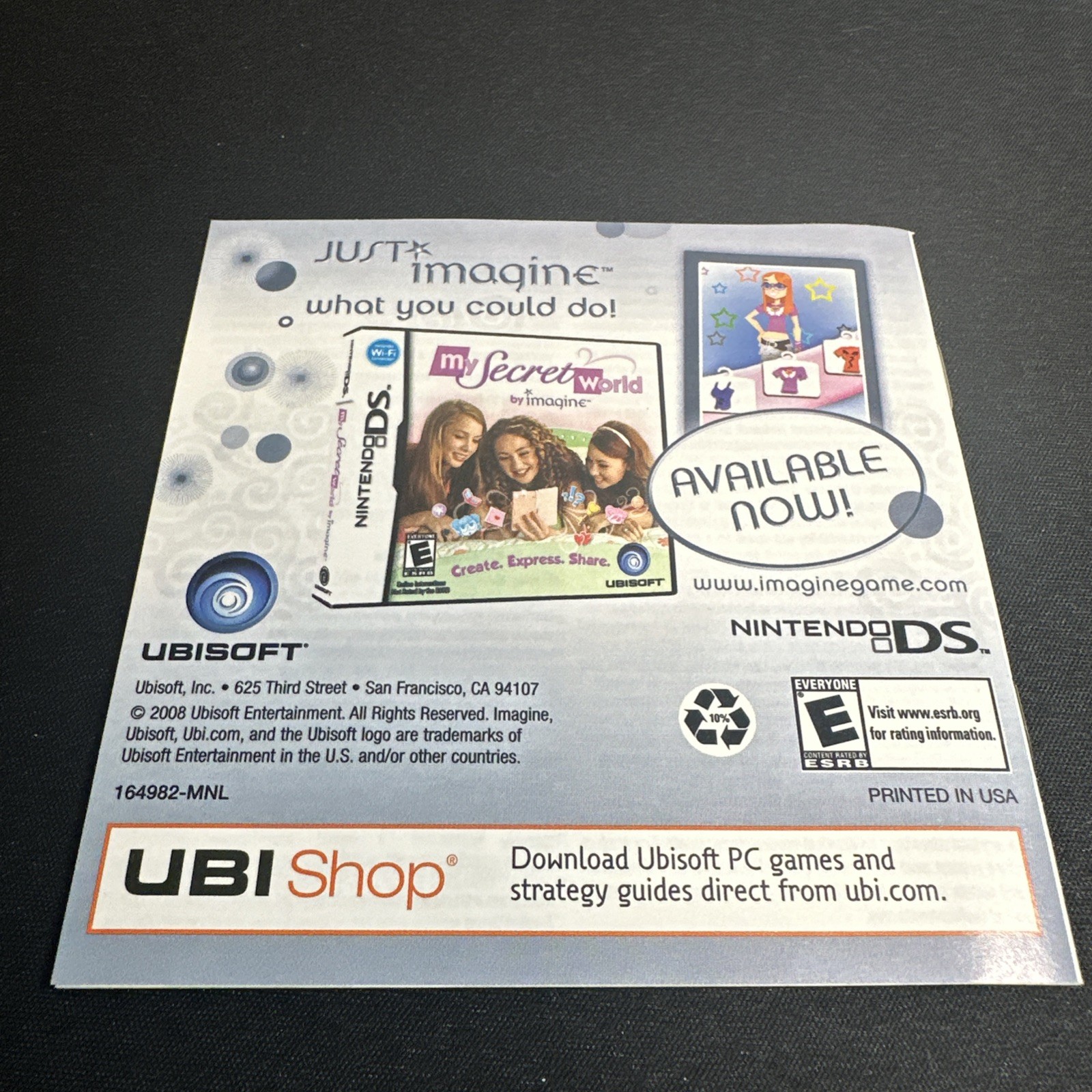Nintendo, DS, Wordfish