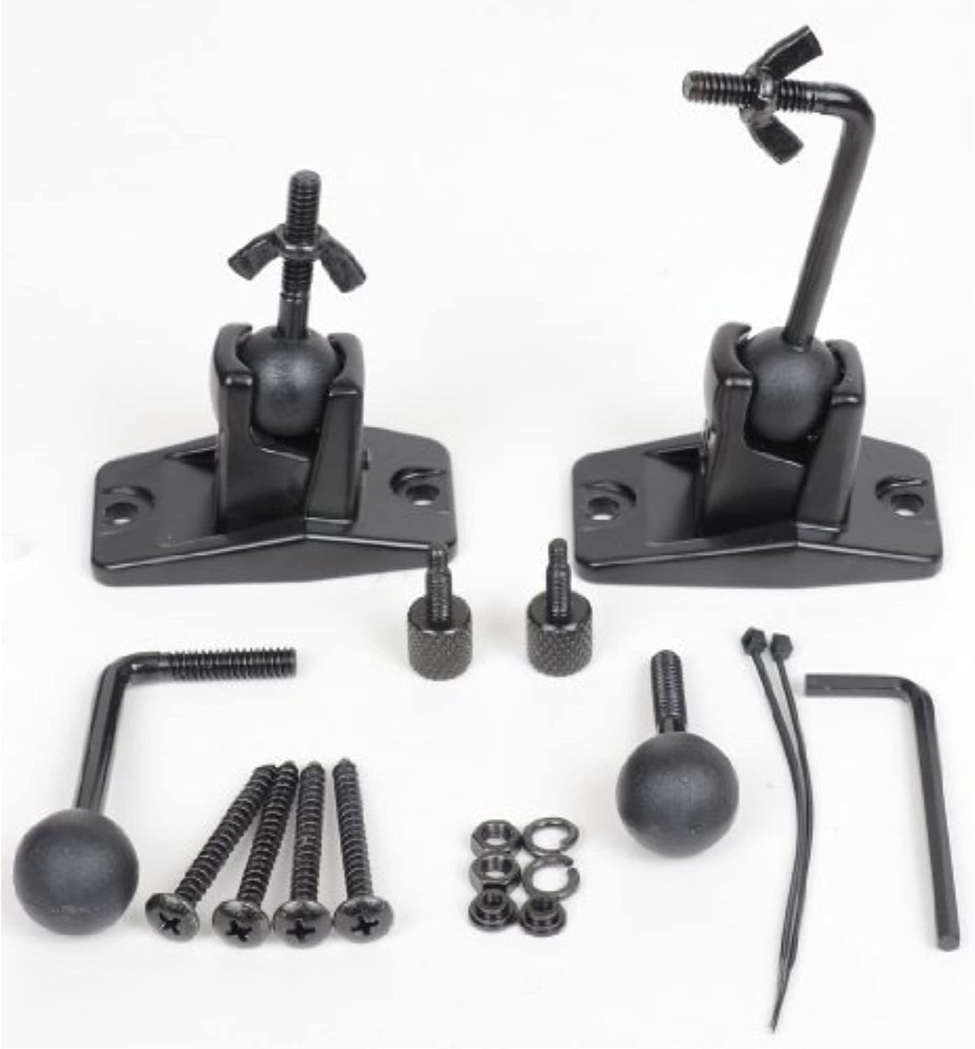 Speaker Wall Ceiling Mount Bracket One Pair for Universal Satellite, fits Keyhol