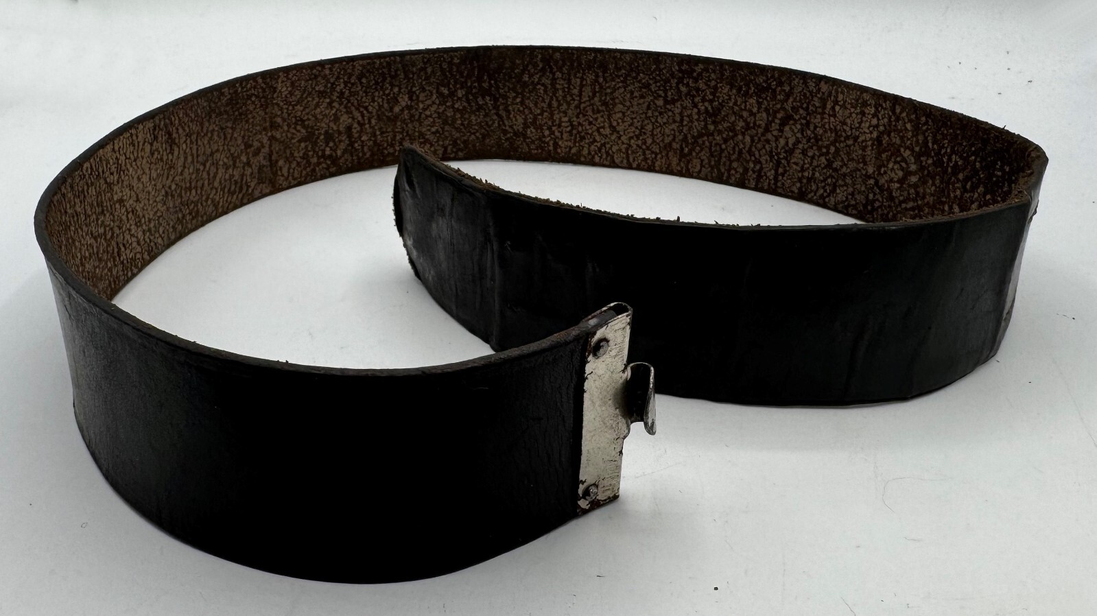 WW2 German Army Enlisted Ranks Leather Dress Parade Belt Wehrmacht Uniform