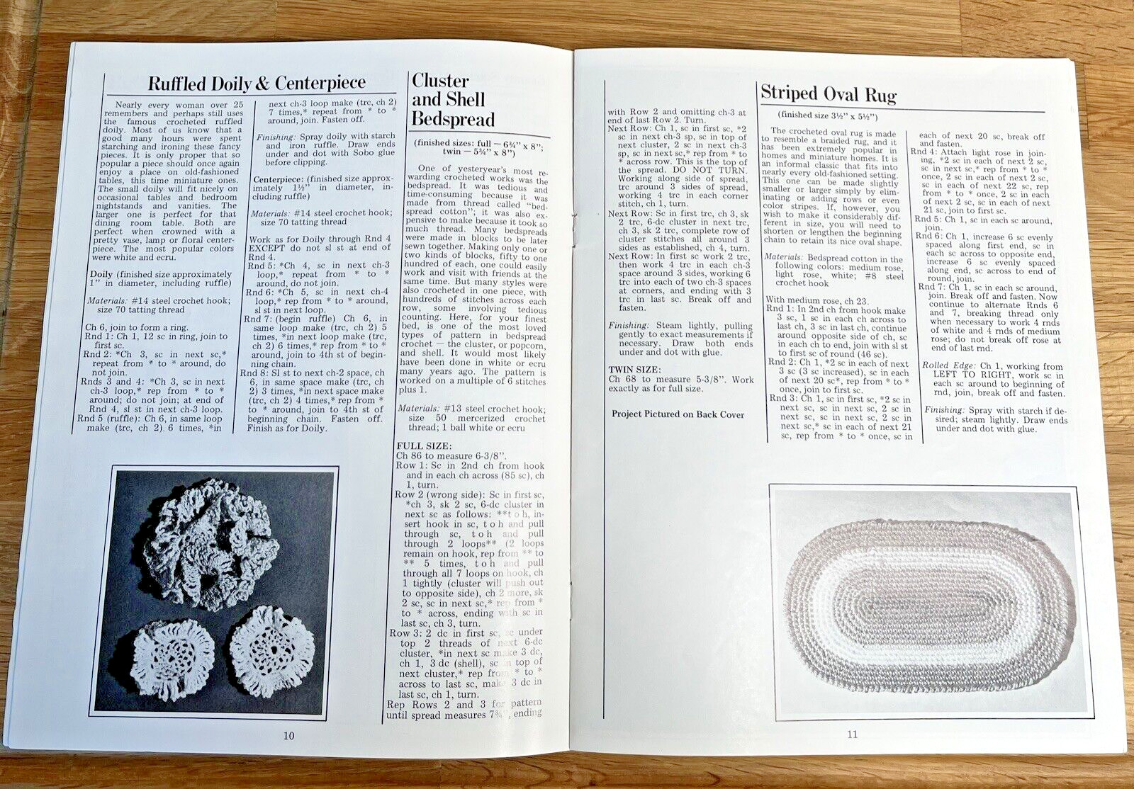 Dollhouse Accessory Patterns Petite Needlework for Your Miniature House 7176