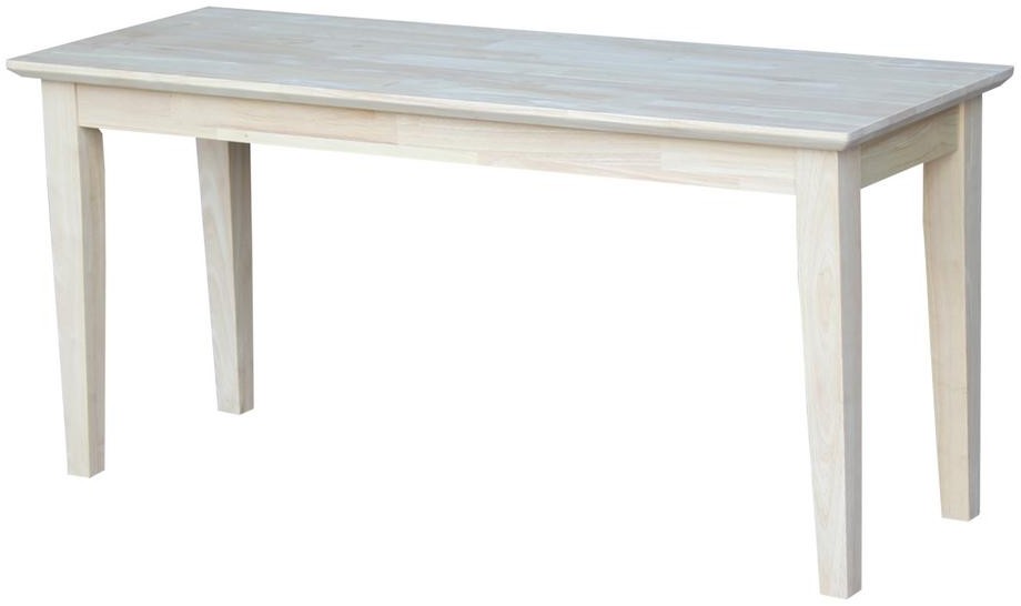 Wood Wooden Craft Unfinished Bench Paintable Furniture Chair Stainable Finish