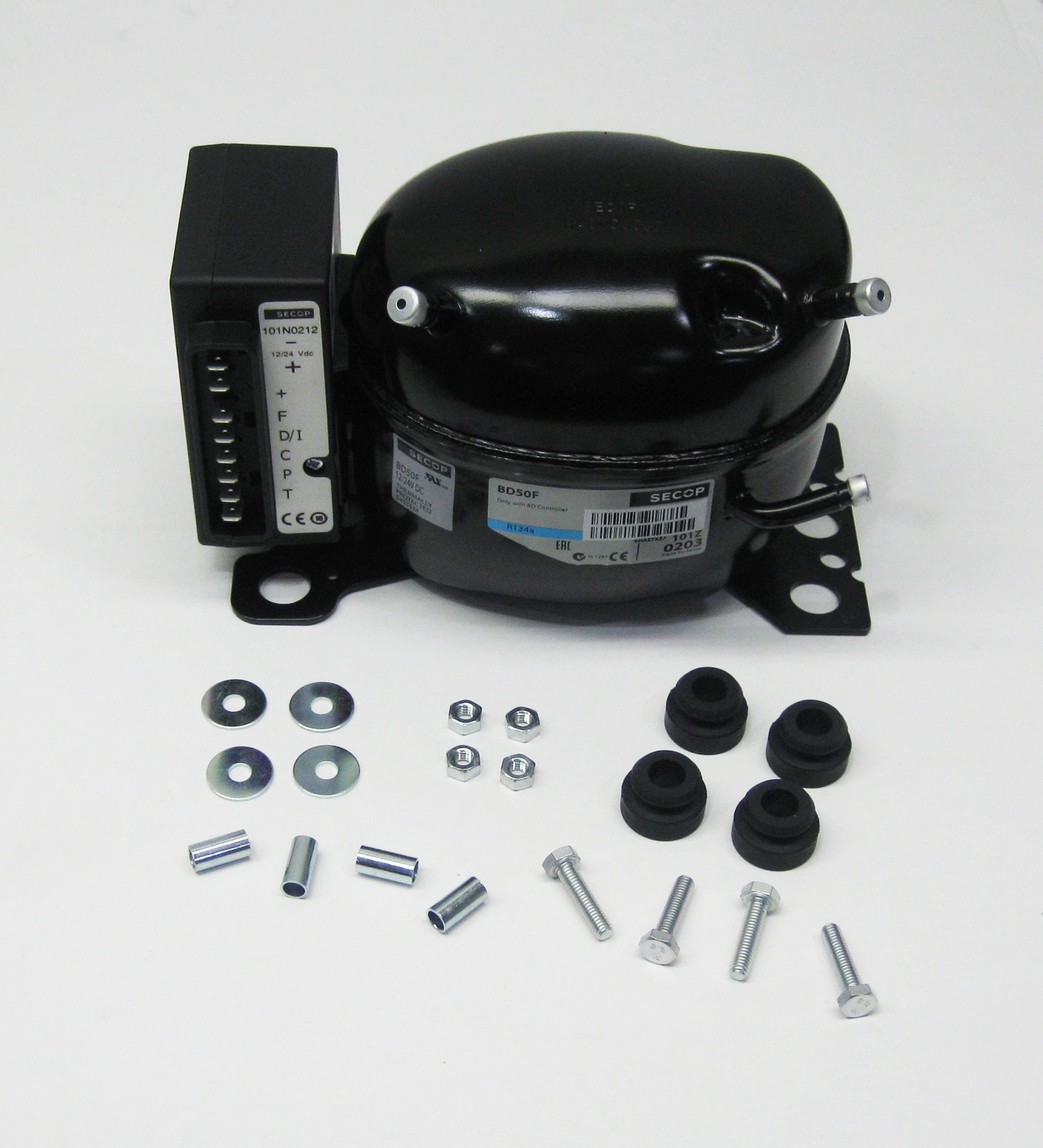 Secop Compressor BD50F and Electronic Controller 101N0212 Bundle Package