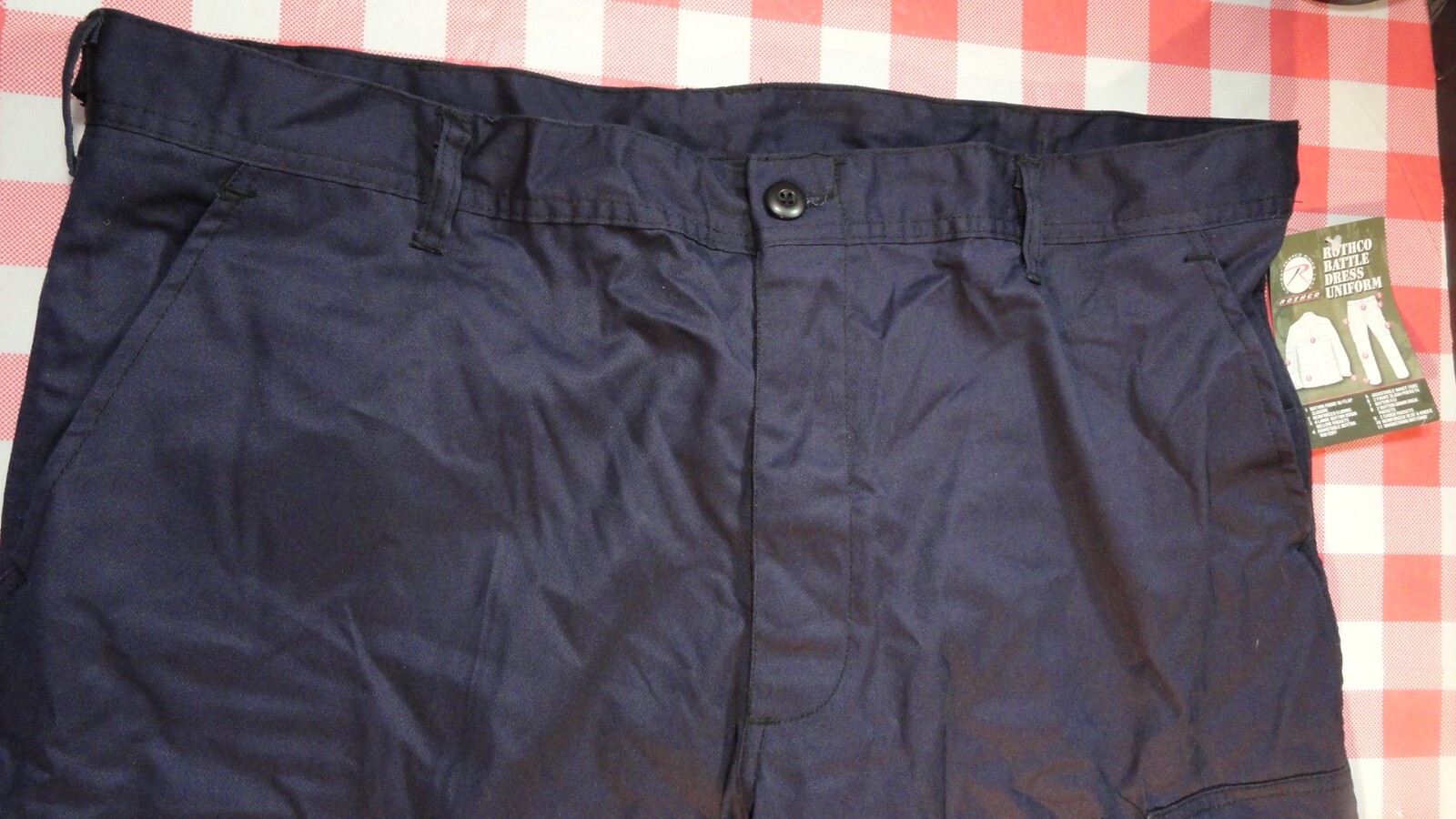 MILITARY BDU DARK BLUE CARGO TACTICAL TROUSER PANTS EXTRA LARGE REGULAR