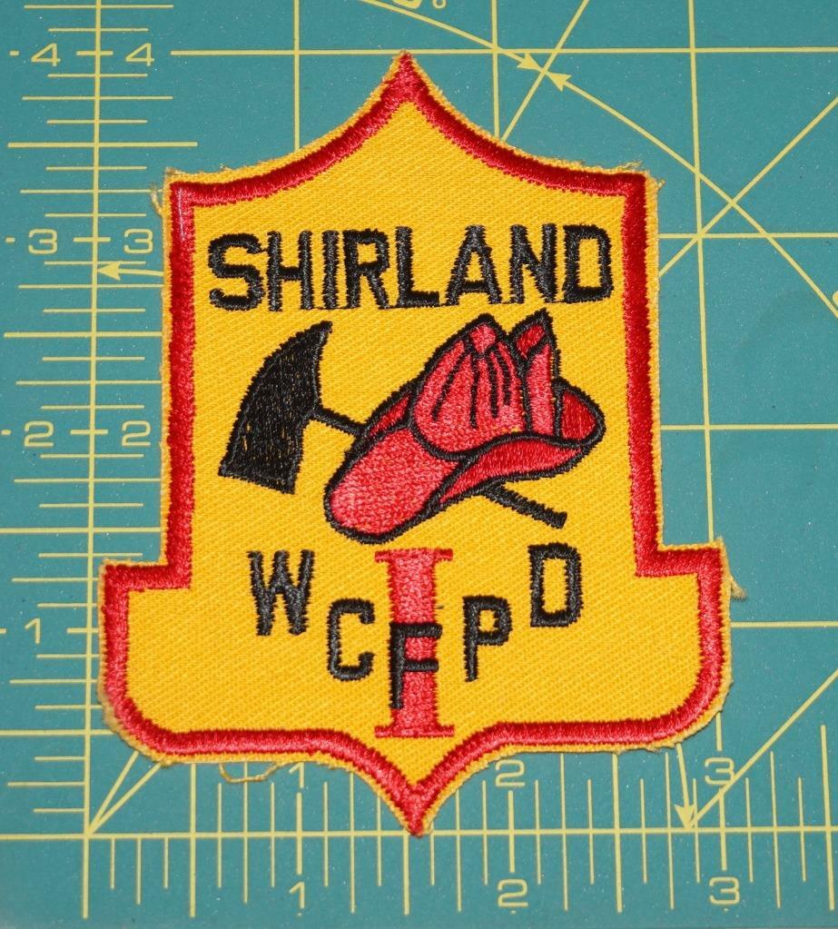 SHIRLAND WCFPD Fire Dept FIRE DEPARTMENT PATCH (0138)
